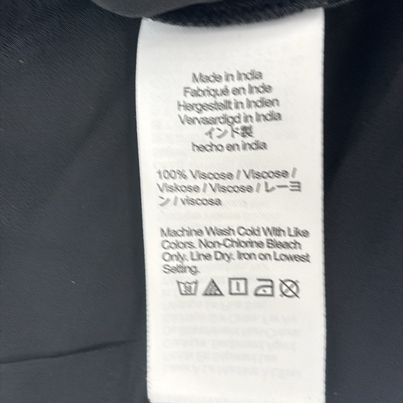 J. Crew Tie-neck top in crepe de chine in Black size 6 NWT CF442 - Picture 6 of 11